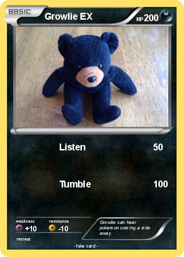 Pokemon Growlie EX