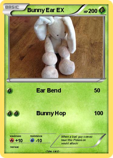 Pokemon Bunny Ear EX