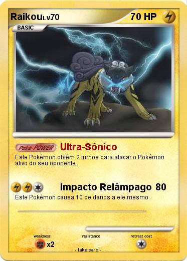 Pokemon Raikou
