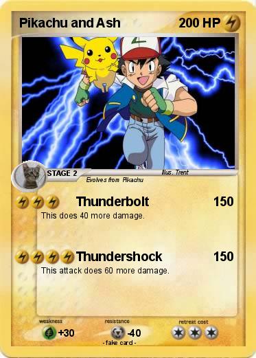 Pokemon Pikachu and Ash