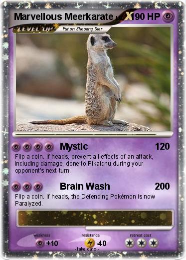 Pokemon Marvellous Meerkarate