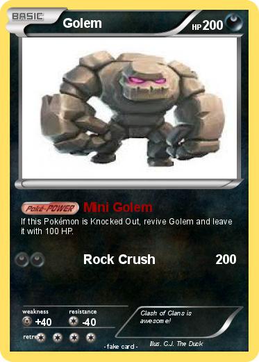 Pokemon Golem