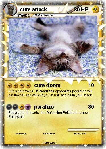 Pokemon cute attack