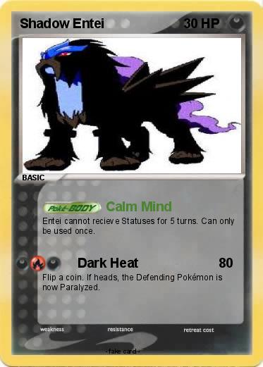 Pokemon Shadow Entei