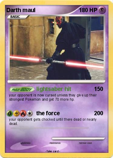 Pokemon Darth maul