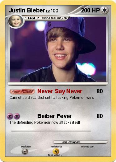 Pokemon Justin Bieber