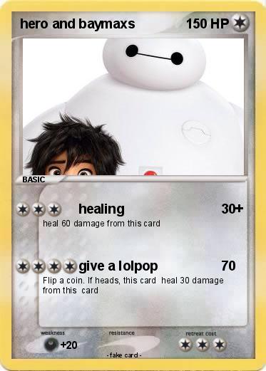 Pokemon hero and baymaxs