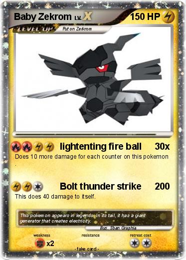 Pokemon Baby Zekrom