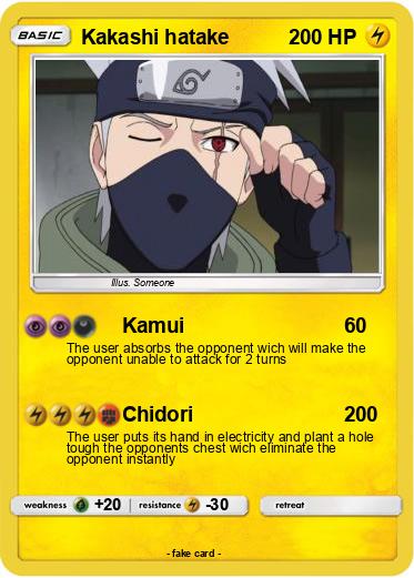 Pokemon Kakashi hatake