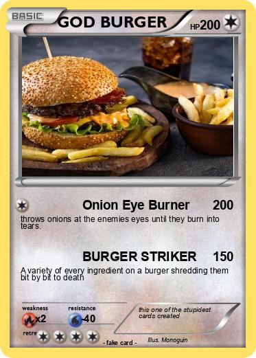 Pokemon GOD BURGER