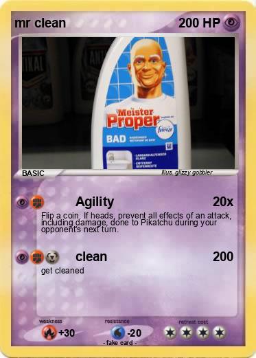 Pokemon mr clean