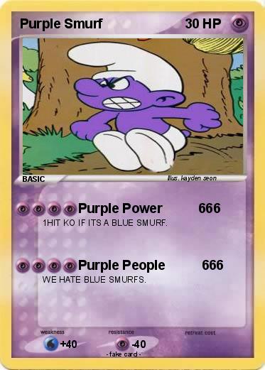 Pokemon Purple Smurf
