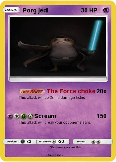 Pokemon Porg jedi