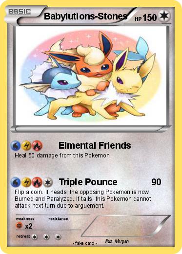 Pokemon Babylutions-Stones