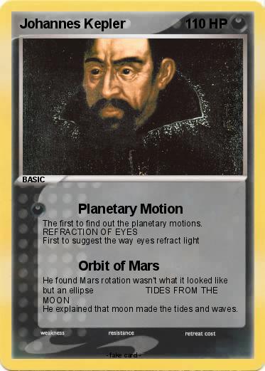 Pokemon Johannes Kepler