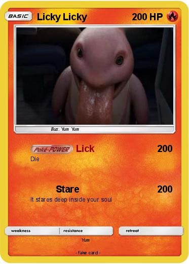 Pokemon Licky Licky