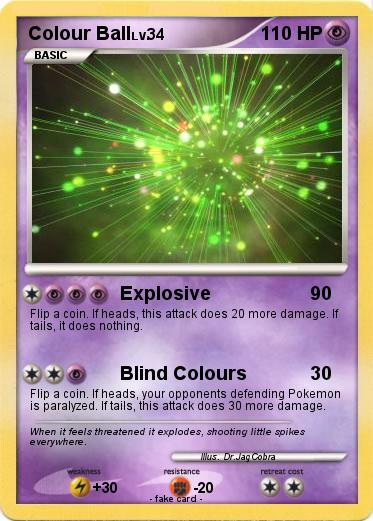 Pokemon Colour Ball