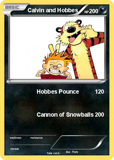 Pokemon Calvin and Hobbes