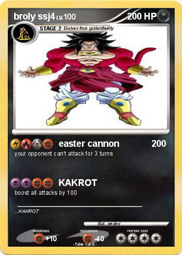 Pokemon broly ssj4