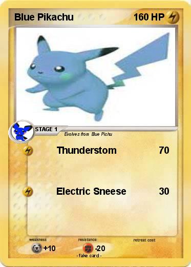 Pokemon Blue Pikachu