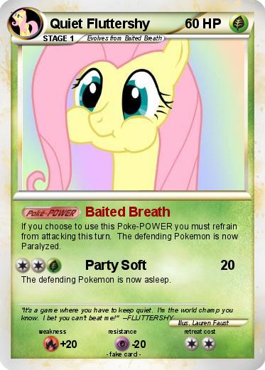 Pokemon Quiet Fluttershy