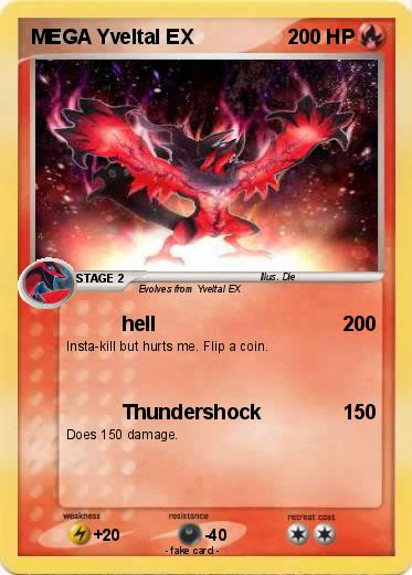 Pokemon MEGA Yveltal EX