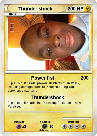 Pokemon Thunder shock