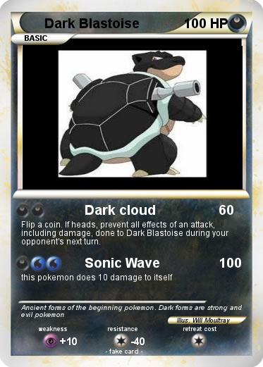 Pokemon Dark Blastoise