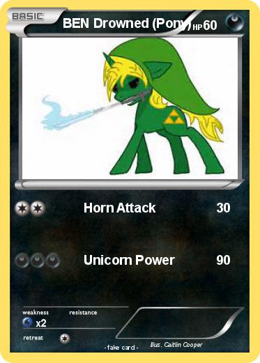 Pokemon BEN Drowned (Pony)