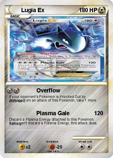 Pokemon Lugia Ex