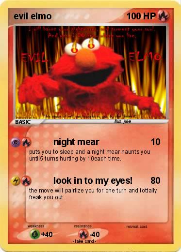 Pokemon evil elmo