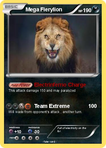 Pokemon Mega Fierylion