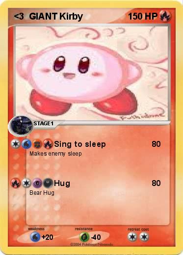 Pokemon <3  GIANT Kirby
