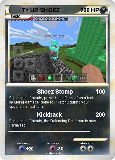Pokemon TY UR SHOEZ