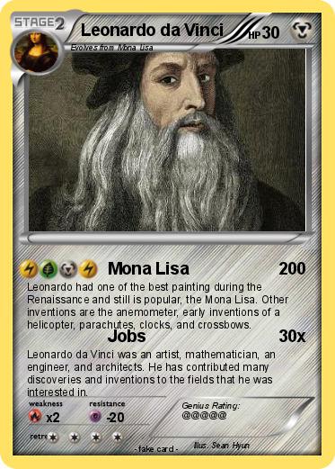 Pokemon Leonardo da Vinci