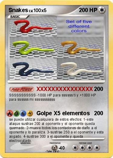 Pokemon Snakes