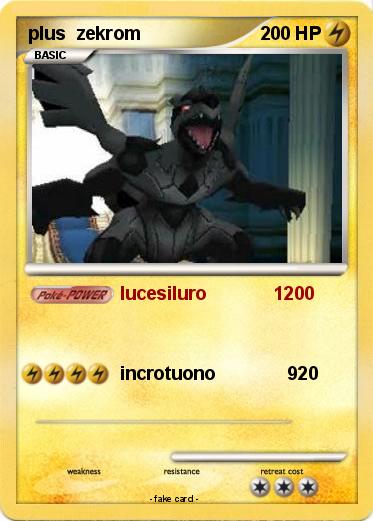 Pokemon plus  zekrom