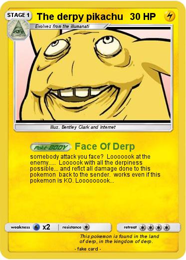 Pokemon The derpy pikachu Pokemon The derpy pikachu