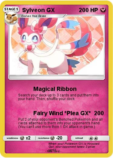Pokemon Sylveon GX