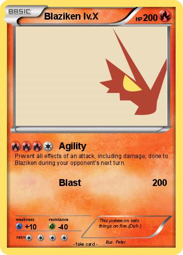 Pokemon Blaziken lv.X