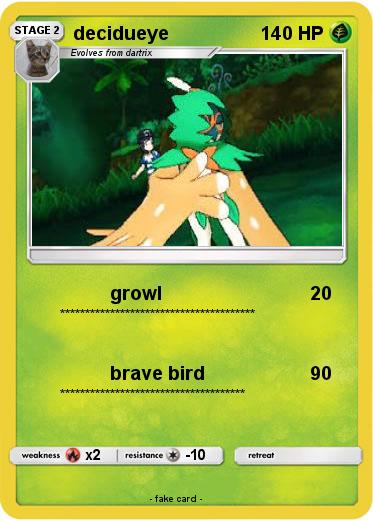Pokemon decidueye