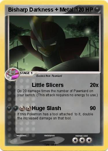 Pokemon Bisharp Darkness + Metal