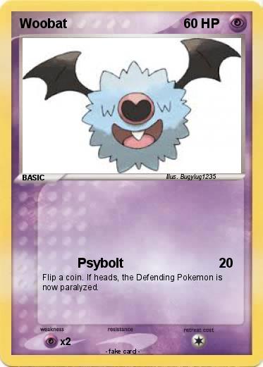 Pokemon Woobat