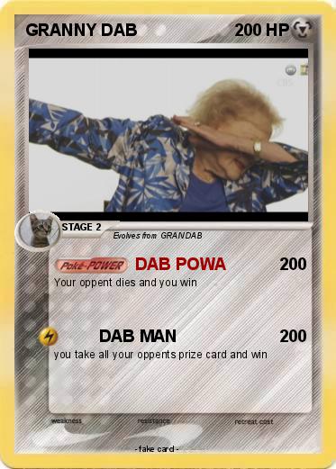Pokemon GRANNY DAB