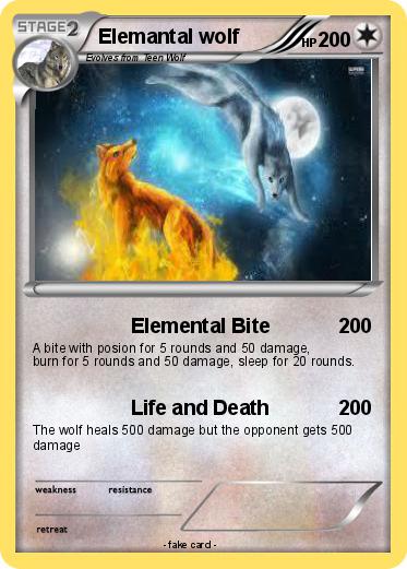 Pokemon Elemantal wolf