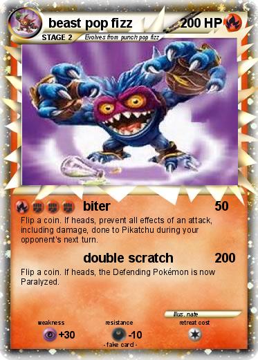 Pokemon beast pop fizz
