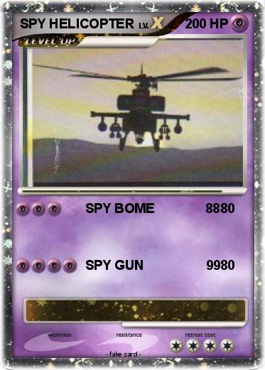 Pokemon SPY HELICOPTER