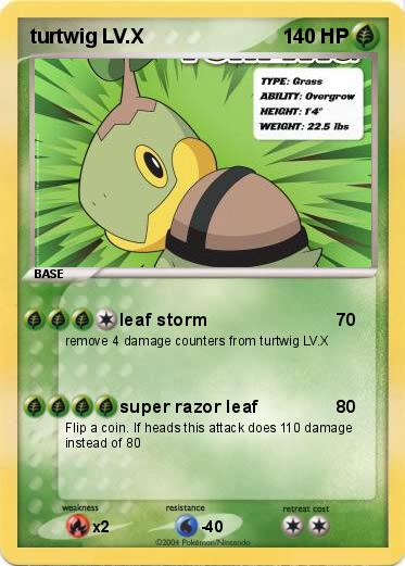 Pokemon turtwig LV.X