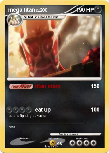 Pokemon mega titan