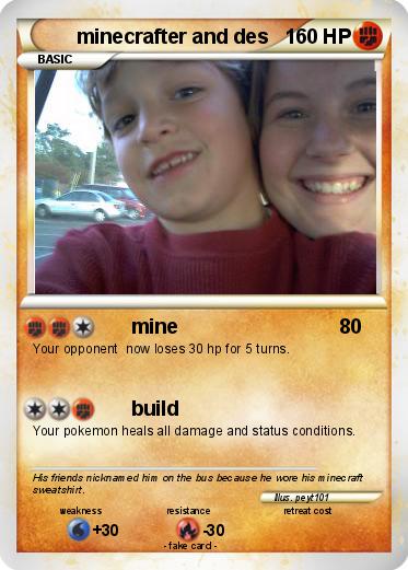 Pokemon minecrafter and des